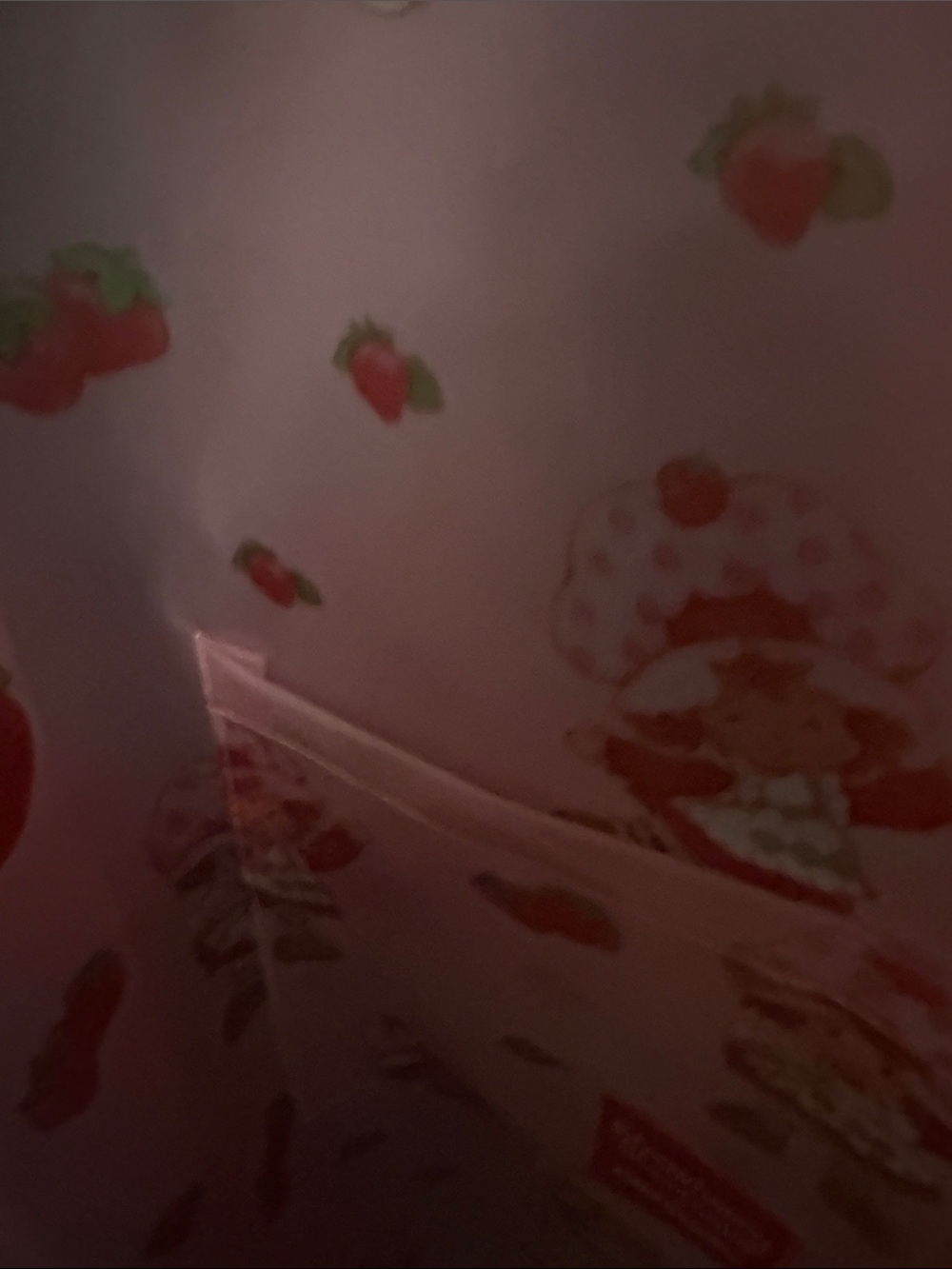 Pink Strawberry Print Raincoat Jacket - Women's - Picture 4 of 8